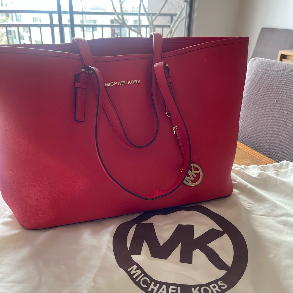 Michael Kors Red Tote